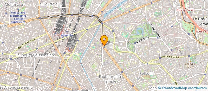 localisation de l'entreprise ESSAIM  PARIS