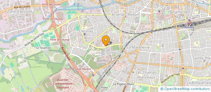 localisation de l'entreprise ESSAIMAGE GROUPE à RENNES