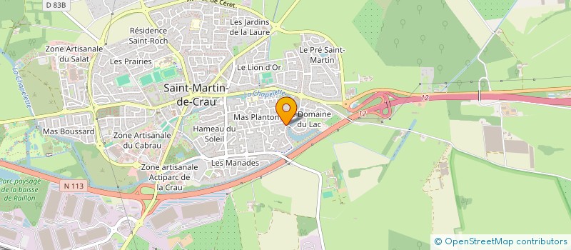 localisation de l'entreprise ESSAIS D ART à SAINT-MARTIN-DE-CRAU