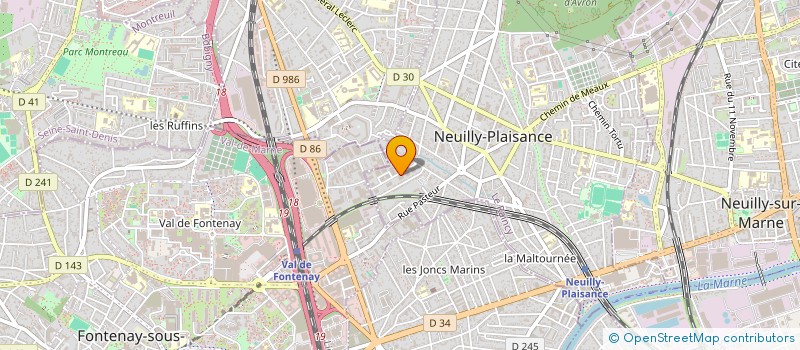 localisation de l'entreprise ESSAIS-QUATRO à NEUILLY-PLAISANCE