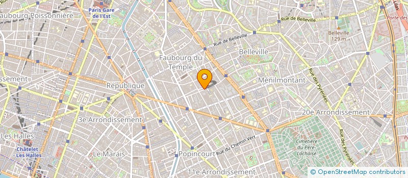 localisation de l'entreprise ESSALAM à PARIS