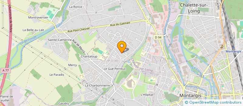 localisation de l'entreprise ESSALAM à CHALETTE-SUR-LOING
