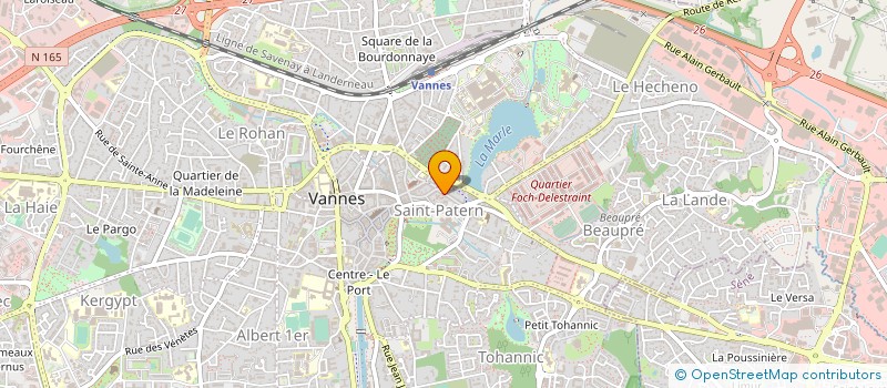 localisation de l'entreprise ESSALAMA à VANNES