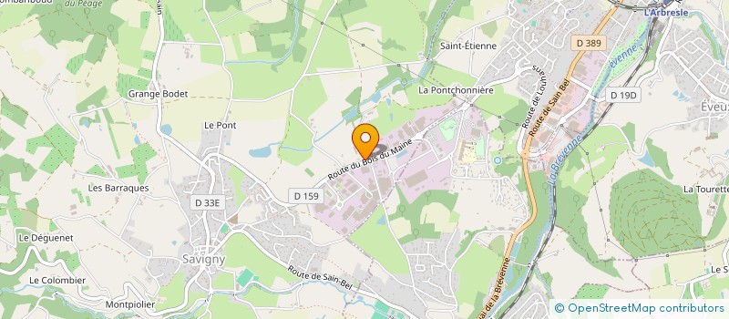 localisation de l'entreprise ESSAM INDUSTRIES  BRINDAS