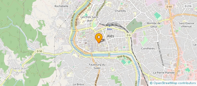 localisation de l'entreprise ESSART  ALES