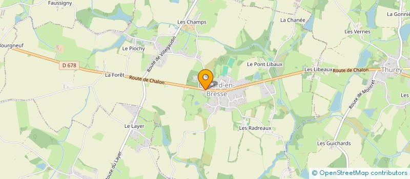 localisation de l'entreprise ESSARTO PATRIMOINE DE LESSARD EN BRESSE  LESSARD-EN-BRESSE