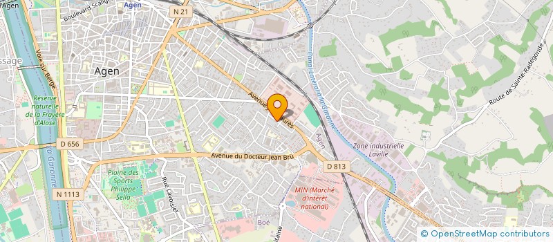 localisation de l'entreprise ESSATEC à AGEN
