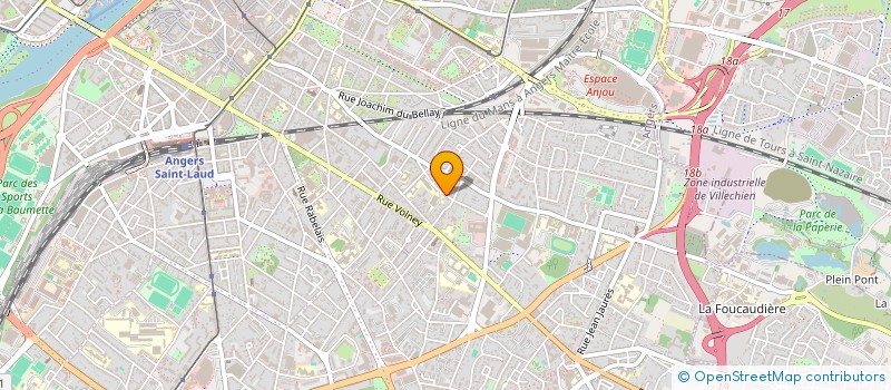 localisation de l'entreprise ESSBC  ANGERS
