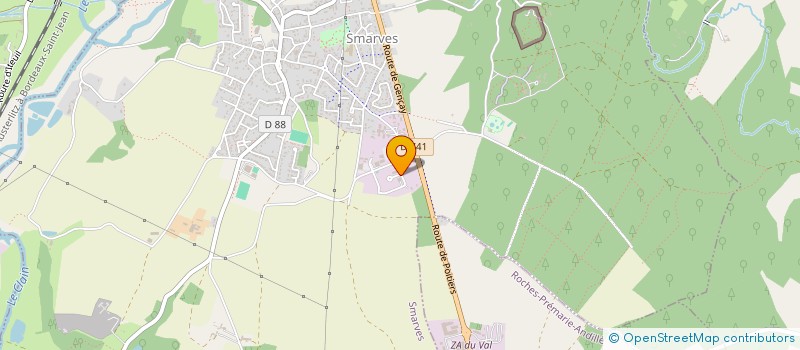 localisation de l'entreprise ESSE  SMARVES