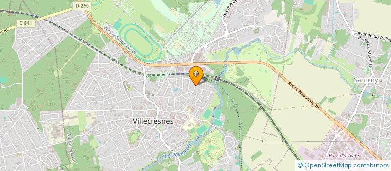 localisation de l'entreprise ESSE COURTAGE  VILLECRESNES