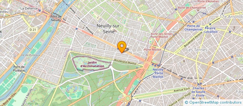 localisation de l'entreprise ESSED à NEUILLY-SUR-SEINE