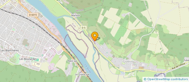 localisation de l'entreprise ESSEINE  GIVERNY