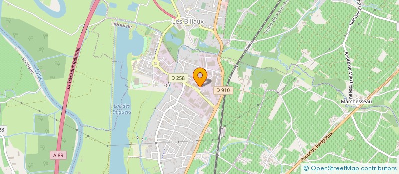 localisation de l'entreprise ESSEK - MEKOUDACH à LIBOURNE