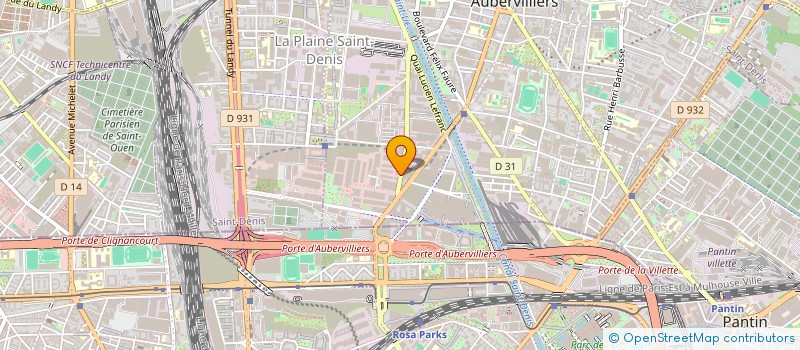 localisation de l'entreprise ESSEK MULTIMEDIA à AUBERVILLIERS