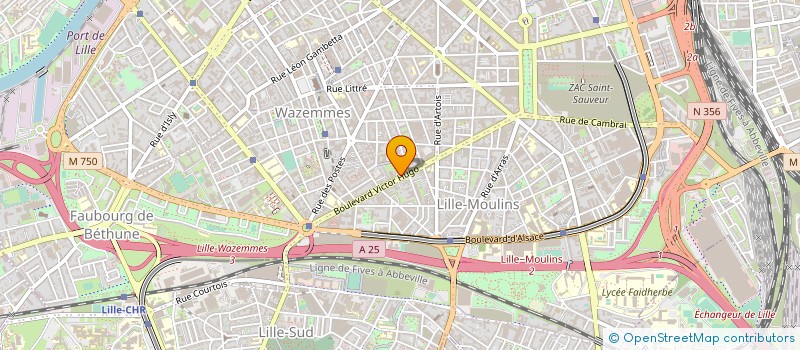 localisation de l'entreprise ESSEM à LILLE