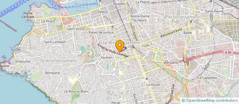 localisation de l'entreprise ESSEMO à MARSEILLE