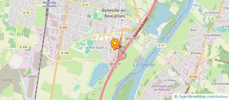localisation de l'entreprise ESSENC!EL PROMOTION  BELLEVILLE-EN-BEAUJOLAIS