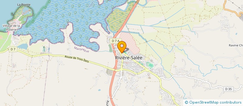 localisation de l'entreprise ESSENCE CARAIBE  RIVIERE SALEE