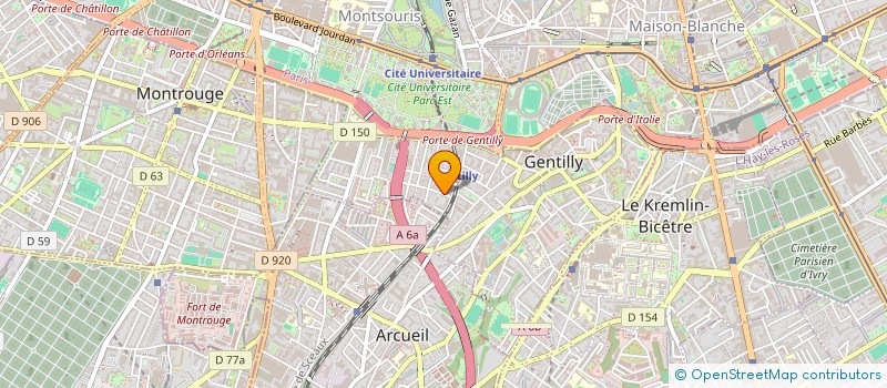 localisation de l'entreprise ESSENCE ECOLE DE TAI CHI à GENTILLY