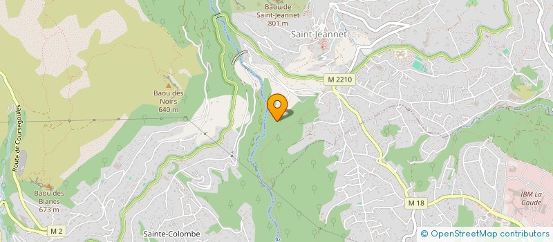 localisation de l'entreprise ESSENCI  SAINT-JEANNET