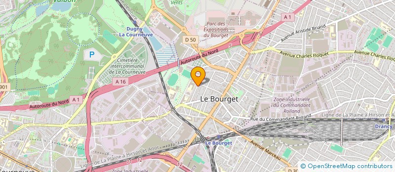 localisation de l'entreprise ESSENCI'ELLES DEVELOPPEMENT PERSONNEL à LE BOURGET