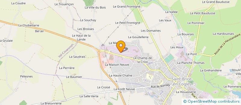 localisation de l'entreprise ESSENCIA à MAEN ROCH