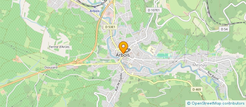 localisation de l'entreprise ESSENCIA EN ARBOIS à ARBOIS
