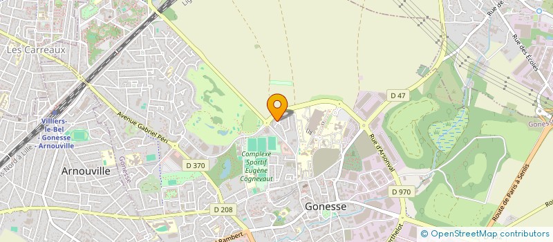 localisation de l'entreprise ESSENCIA LATINA  GONESSE