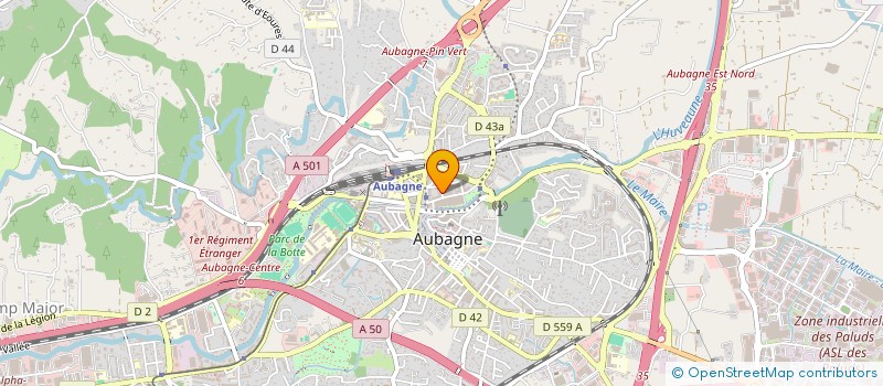 localisation de l'entreprise ESSENCIEL  AUBAGNE