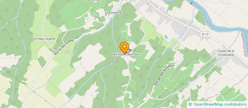 localisation de l'entreprise ESSENDILAINE  MAREUIL-SUR-CHER