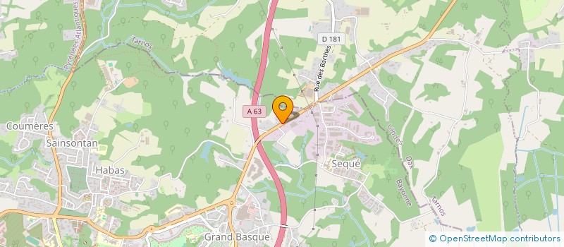 localisation de l'entreprise ESSENJY EVO  ONDRES