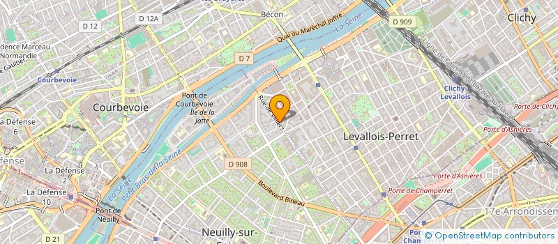localisation de l'entreprise ESSENSIA ADVISORY à LEVALLOIS-PERRET