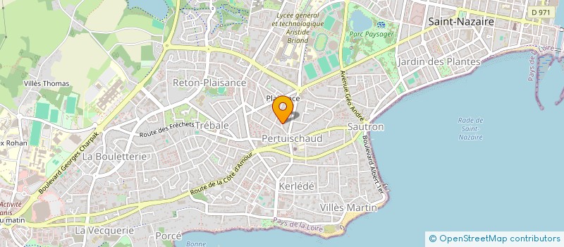 localisation de l'entreprise ESSENSYAH  SAINT-NAZAIRE