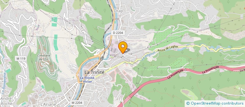 localisation de l'entreprise ESSENTI'ELLES PROD  LA TRINITE