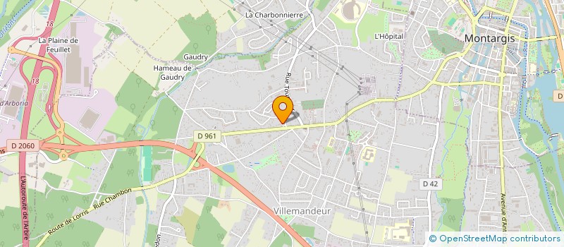localisation de l'entreprise ESSENTIA CONTACT à VILLEMANDEUR
