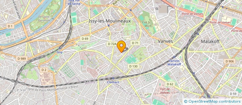 localisation de l'entreprise ESSENTIA PARIS à ISSY-LES-MOULINEAUX
