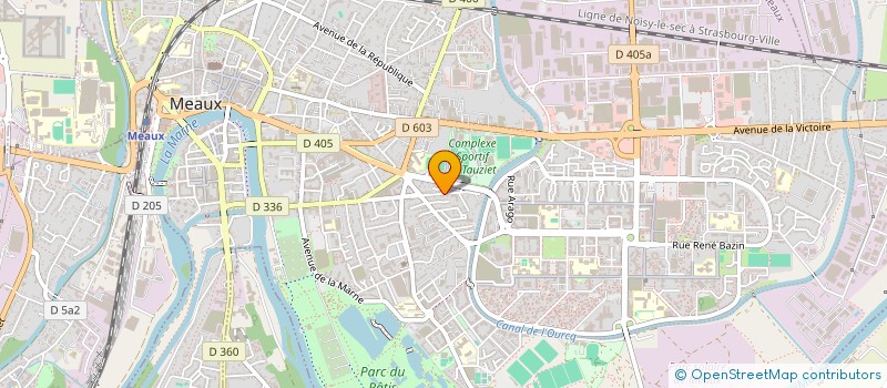 localisation de l'entreprise ESSENTIA SOLUTIONS à MEAUX