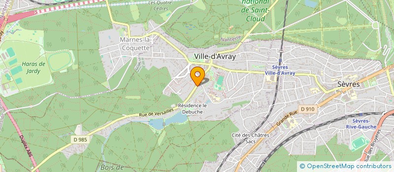 localisation de l'entreprise ESSENTIAL TRADING  VILLE-D'AVRAY