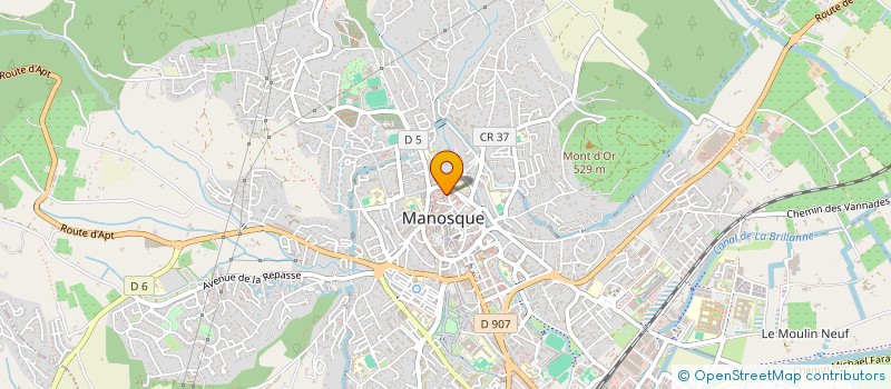 localisation de l'entreprise ESSENTIALHUMA à MANOSQUE