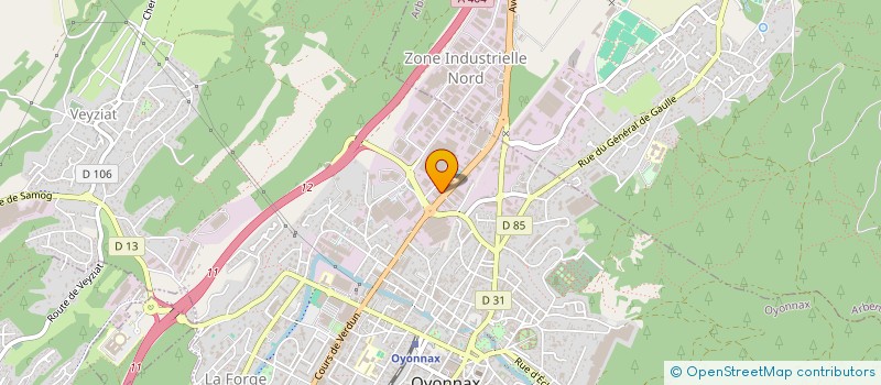 localisation de l'entreprise ESSENTIAVITA  OYONNAX