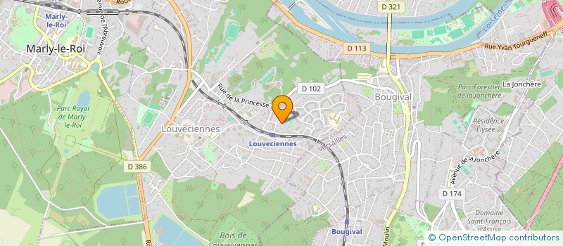 localisation de l'entreprise ESSENTIEL  LOUVECIENNES