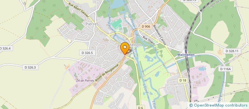 localisation de l'entreprise ESSENTIEL à MAINTENON