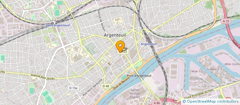 localisation de l'entreprise ESSENTIEL ASSISTANCE  ARGENTEUIL