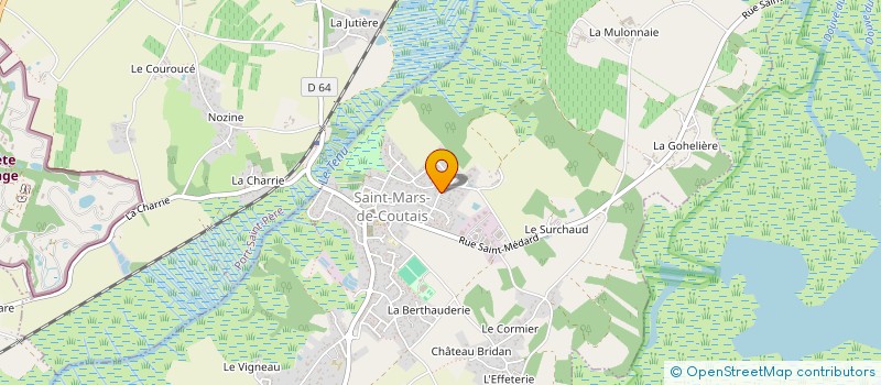 localisation de l'entreprise ESSENTIEL BOIS à SAINT-MARS-DE-COUTAIS