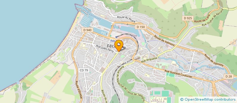 localisation de l'entreprise ESSENTIEL COIFFURE  FECAMP