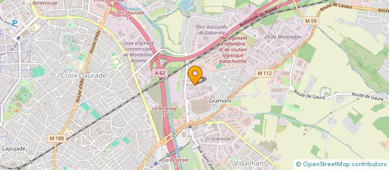localisation de l'entreprise ESSENTIEL COSMETIQUE GROUP  TOULOUSE