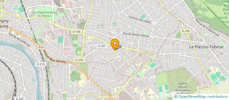 localisation de l'entreprise ESSENTIEL FRANCE à CHAMPIGNY-SUR-MARNE