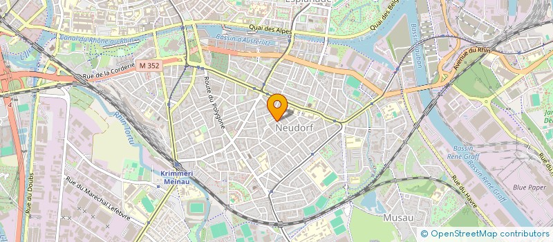 localisation de l'entreprise ESSENTIEL IMMO à STRASBOURG
