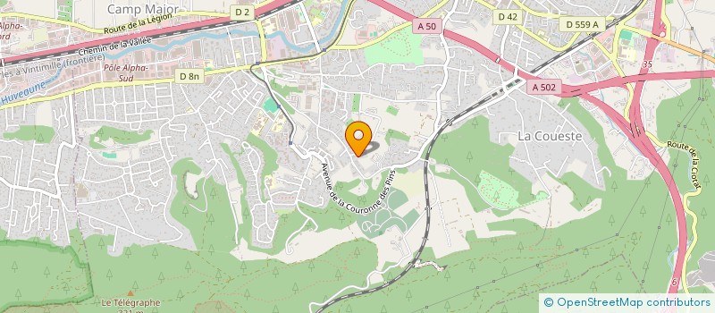 localisation de l'entreprise ESSENTIEL JARDIN à AUBAGNE