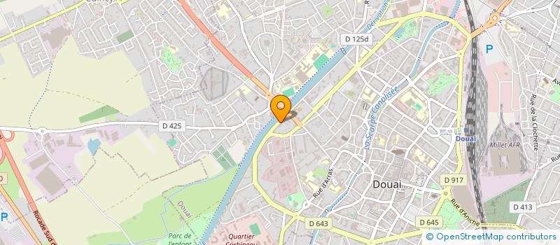 localisation de l'entreprise ESSENTIEL QSE à DOUAI